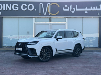 لكزس  ال اكس  600 اف سبورت  2023  اوتوماتيك  80,000 كم  6 سلندر  دفع رباعي  اس يو في  أبيض  تحت الضمان