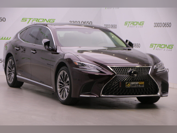 لكزس  ال اس  500  2018  اوتوماتيك  38,000 كم  6 سلندر  دفع خلفي  سيدان  عنابي