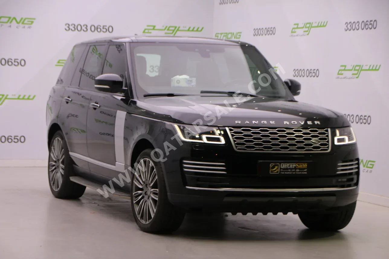 Land Rover  Range Rover  Vogue  2018  Automatic  97,000 Km  8 Cylinder  Four Wheel Drive (4WD)  SUV  Black