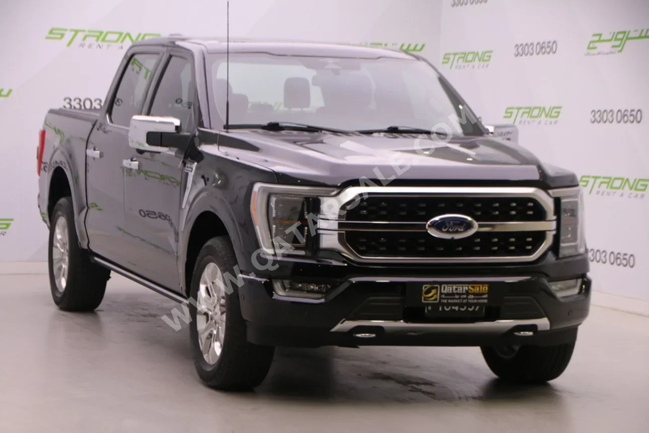 Ford  F  150 Platinum  2023  Automatic  36,000 Km  8 Cylinder  Four Wheel Drive (4WD)  Pick Up  Black  With Warranty