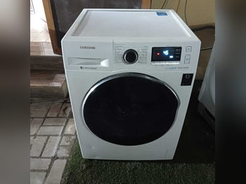 مجموعات الغسالات والمجففات سامسونج \ 8 كغ أبيض غسالة بالبخار مجفف بخار مع التسليم مع التركيب غسالة تحميل أمامي كهرباء