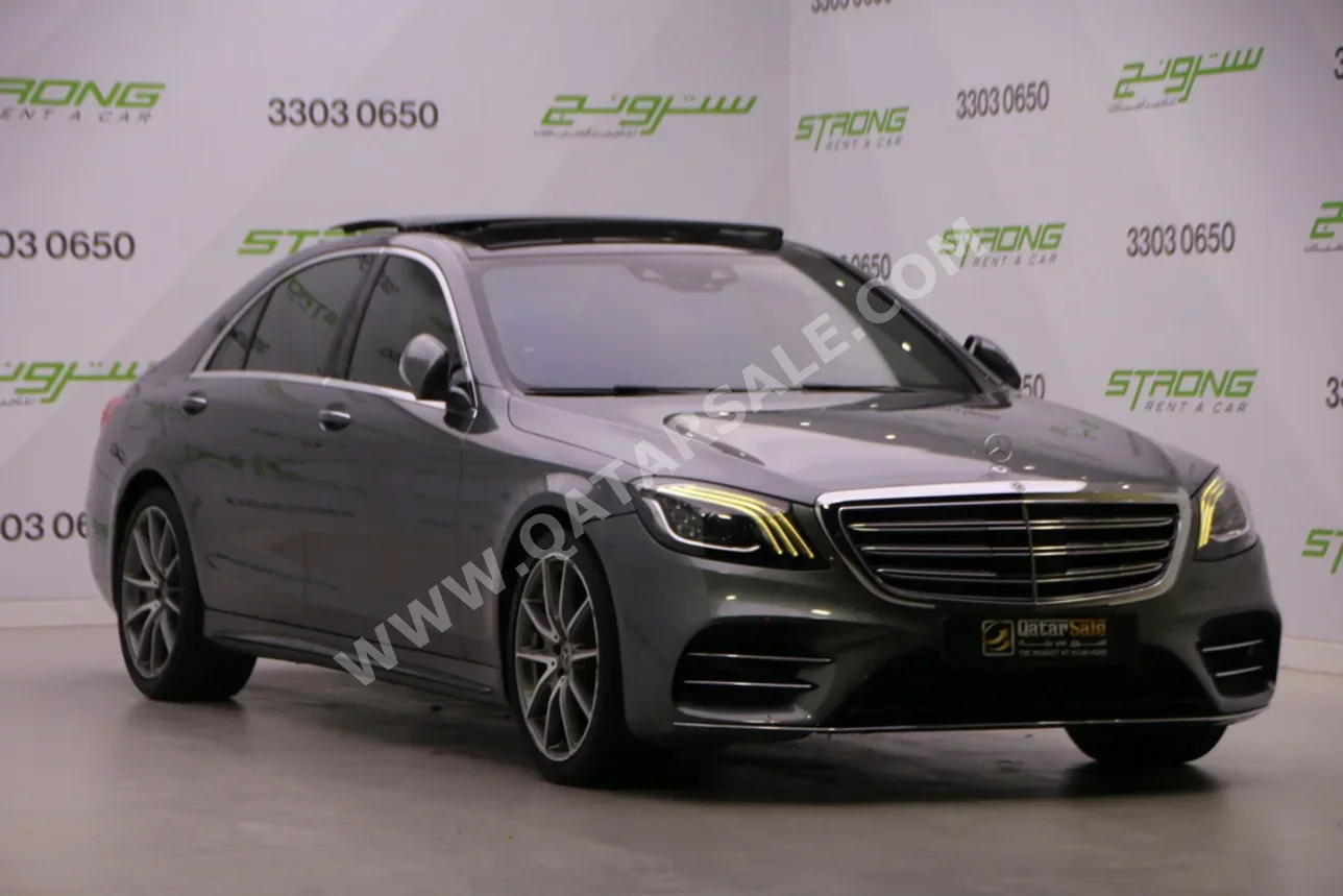 Mercedes-Benz  S-Class  450AMG  2018  Automatic  109,000 Km  6 Cylinder  Rear Wheel Drive (RWD)  Sedan  Gray