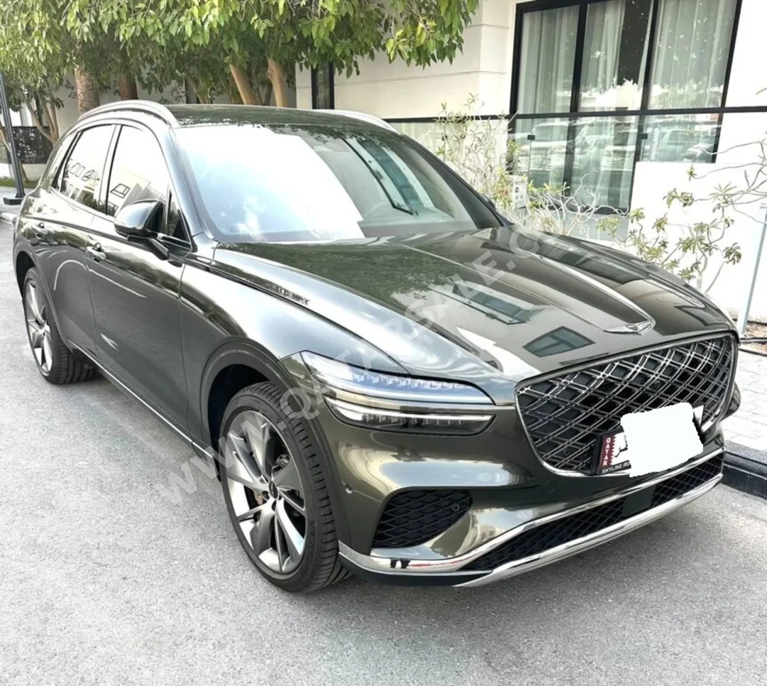 Genesis GV 70 Royal Plus 2025 Automatic 4,680 Km 4 Cylinder All Wheel Drive (AWD) SUV Olive Green With Warranty