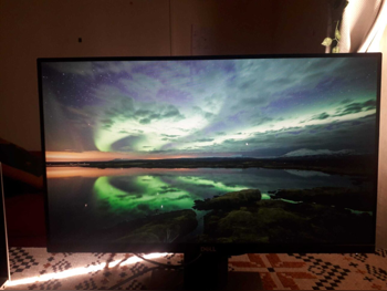 الشاشات ديل \  24 بوصة  أسود