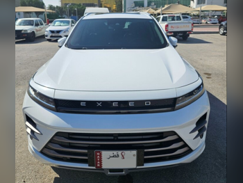 Exeed  LX  2.30 T  2023  Automatic  46,100 Km  4 Cylinder  Front Wheel Drive (FWD)  SUV  White  With Warranty