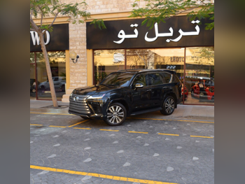 Lexus  LX  600 Luxury  2023  Automatic  14,500 Km  6 Cylinder  Four Wheel Drive (4WD)  SUV  Black  With Warranty