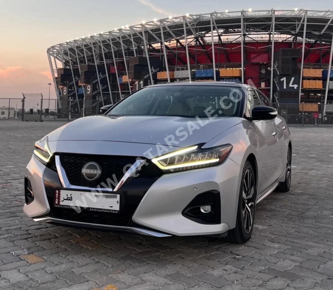 نيسان  ماكسيما  اس في  2023  اوتوماتيك  3,000 كم  6 سلندر  سحب امامي  سيدان  فضي  تحت الضمان