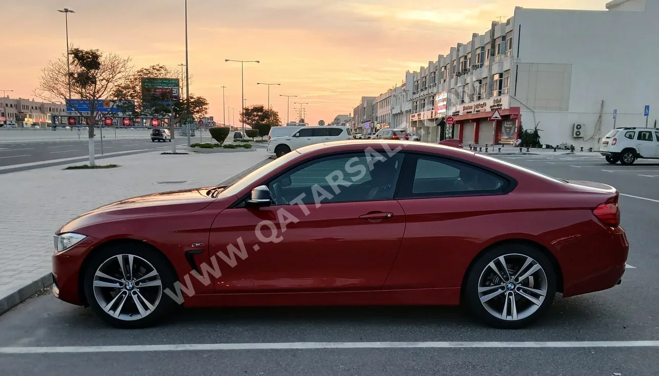 BMW 4-Series 420 I 2016 Automatic 100,000 Km 4 Cylinder Rear Wheel Drive (RWD) Sedan Red
