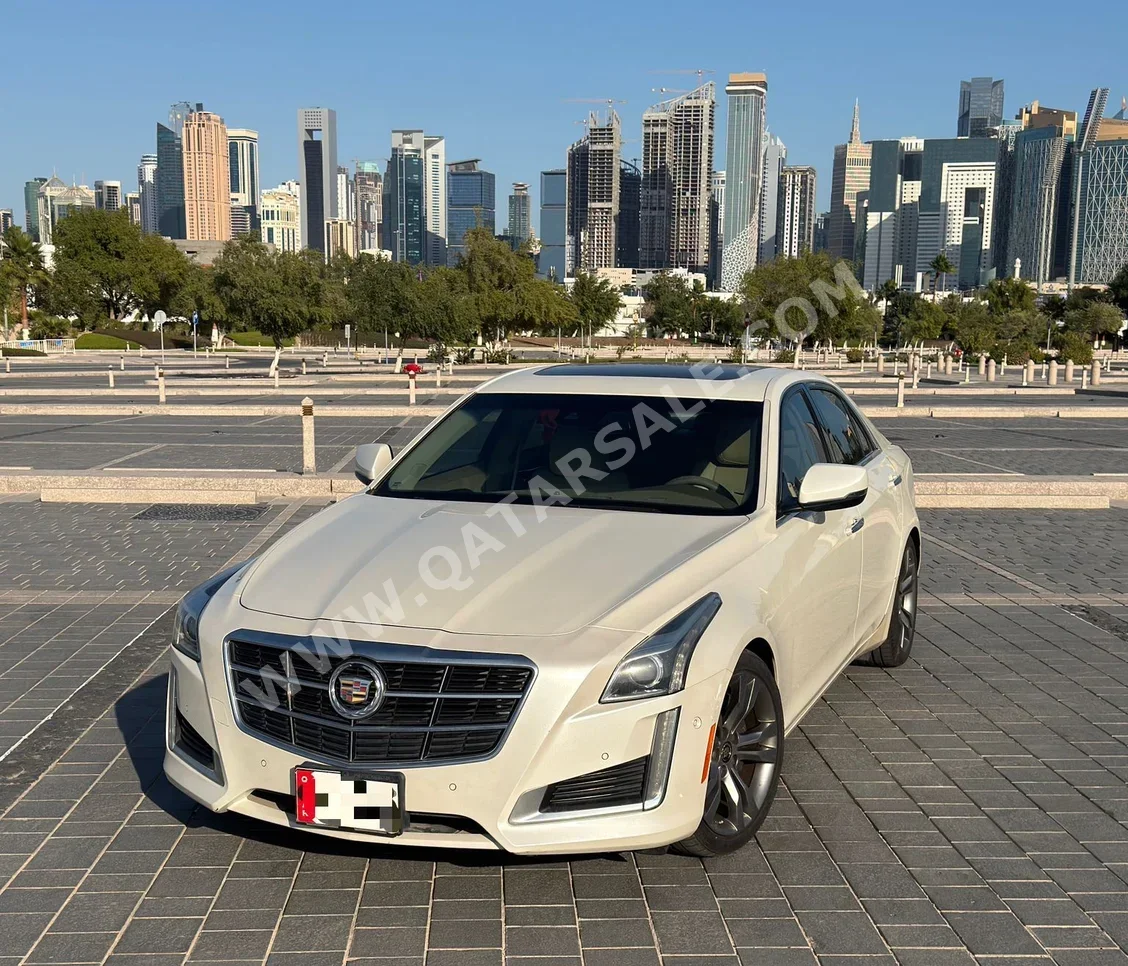 Cadillac CTS 2014 Automatic 78,000 Km 6 Cylinder Rear Wheel Drive (RWD) Sedan White