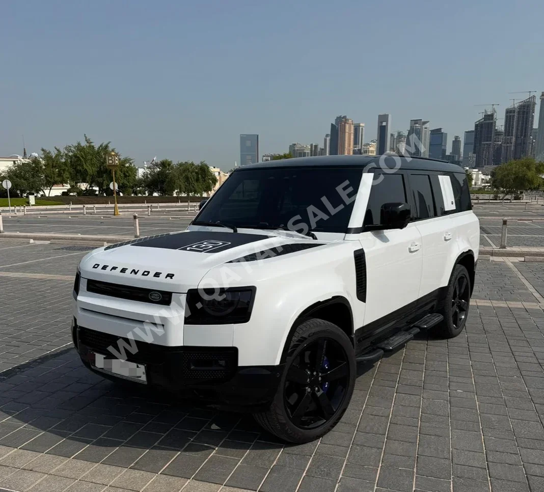 Land Rover  Defender  130 First Edition  2023  Automatic  44,000 Km  6 Cylinder  Four Wheel Drive (4WD)  SUV  White  With Warranty