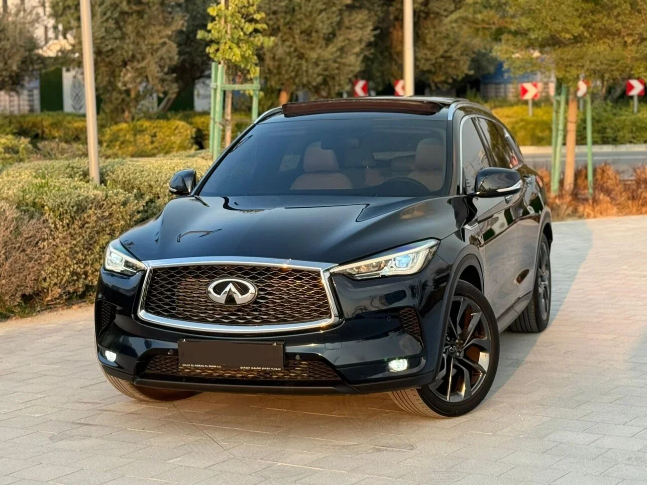 Infiniti  QX  50  2021  Automatic  37,000 Km  6 Cylinder  Four Wheel Drive (4WD)  SUV  Dark Blue