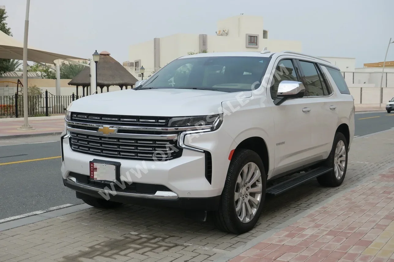 Chevrolet  Tahoe  Premier  2022  Automatic  30,000 Km  8 Cylinder  Four Wheel Drive (4WD)  SUV  White  With Warranty