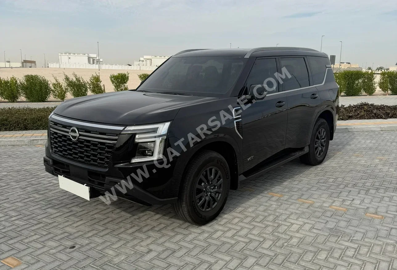 Nissan  Patrol  LE Turbo  2025  Automatic  60,700 Km  6 Cylinder  Four Wheel Drive (4WD)  SUV  Black  With Warranty
