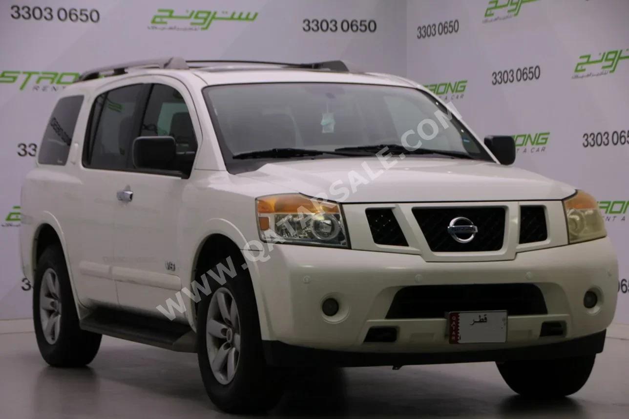 Nissan Armada 2013 Automatic 220,000 Km 8 Cylinder Four Wheel Drive (4WD) SUV White