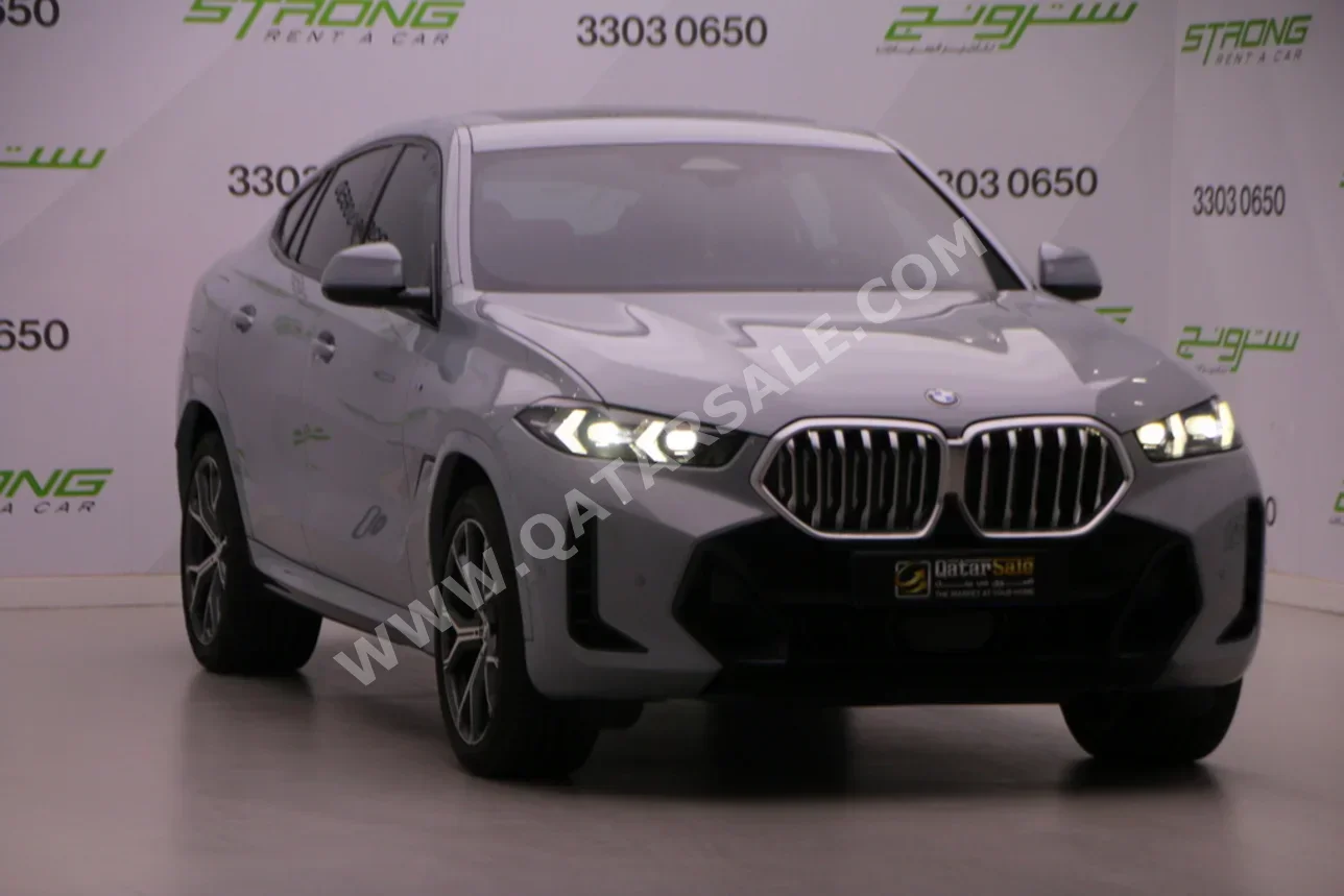BMW X-Series X6 2025 Automatic 17,000 Km 6 Cylinder Four Wheel Drive (4WD) SUV Gray With Warranty