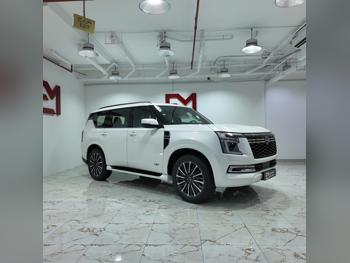 نيسان  باترول  بلاتينيوم تيربو  2026  اوتوماتيك  0 كم  6 سلندر  دفع رباعي  اس يو في  أبيض  تحت الضمان