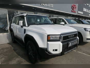 تويوتا  برادو  تي اكس تيربو  2024  اوتوماتيك  0 كم  4 سلندر  دفع رباعي  اس يو في  أبيض  تحت الضمان