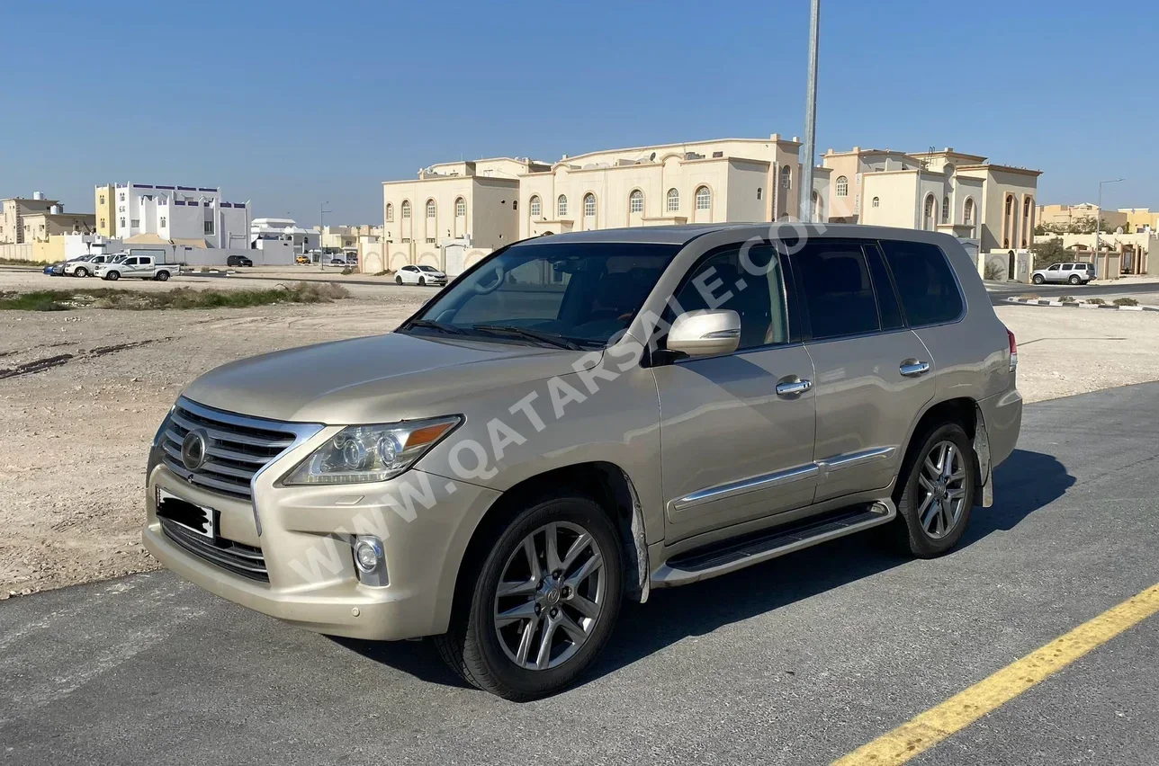 لكزس  ال اكس  570  2013  اوتوماتيك  460,000 كم  8 سلندر  دفع رباعي  اس يو في  ذهبي