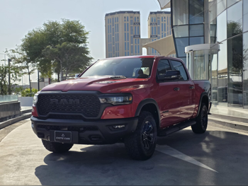 دودج  رام  ريبل  2025  اوتوماتيك  20,000 كم  8 سلندر  دفع رباعي  بيكب  أحمر  تحت الضمان