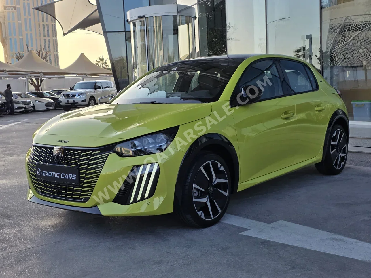 Peugeot  208  GT Line  2025  Automatic  6,500 Km  3 Cylinder  Front Wheel Drive (FWD)  Hatchback  Green  With Warranty