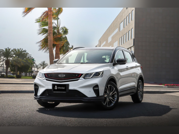 Geely  Coolray  Sport Limited  2023  Automatic  44,000 Km  3 Cylinder  Front Wheel Drive (FWD)  SUV  White  With Warranty