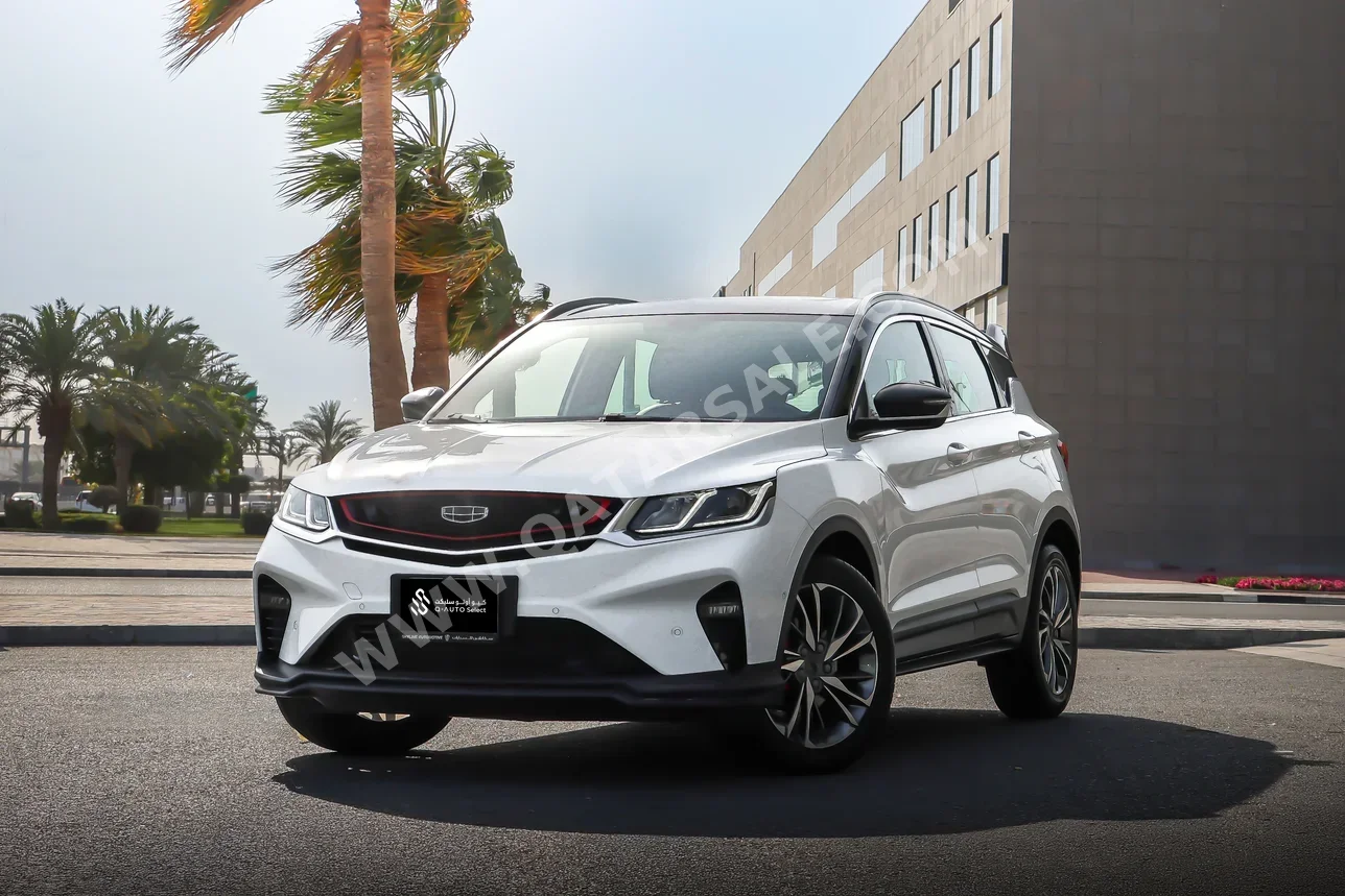 Geely  Coolray  Sport Limited  2023  Automatic  44,000 Km  3 Cylinder  Front Wheel Drive (FWD)  SUV  White  With Warranty