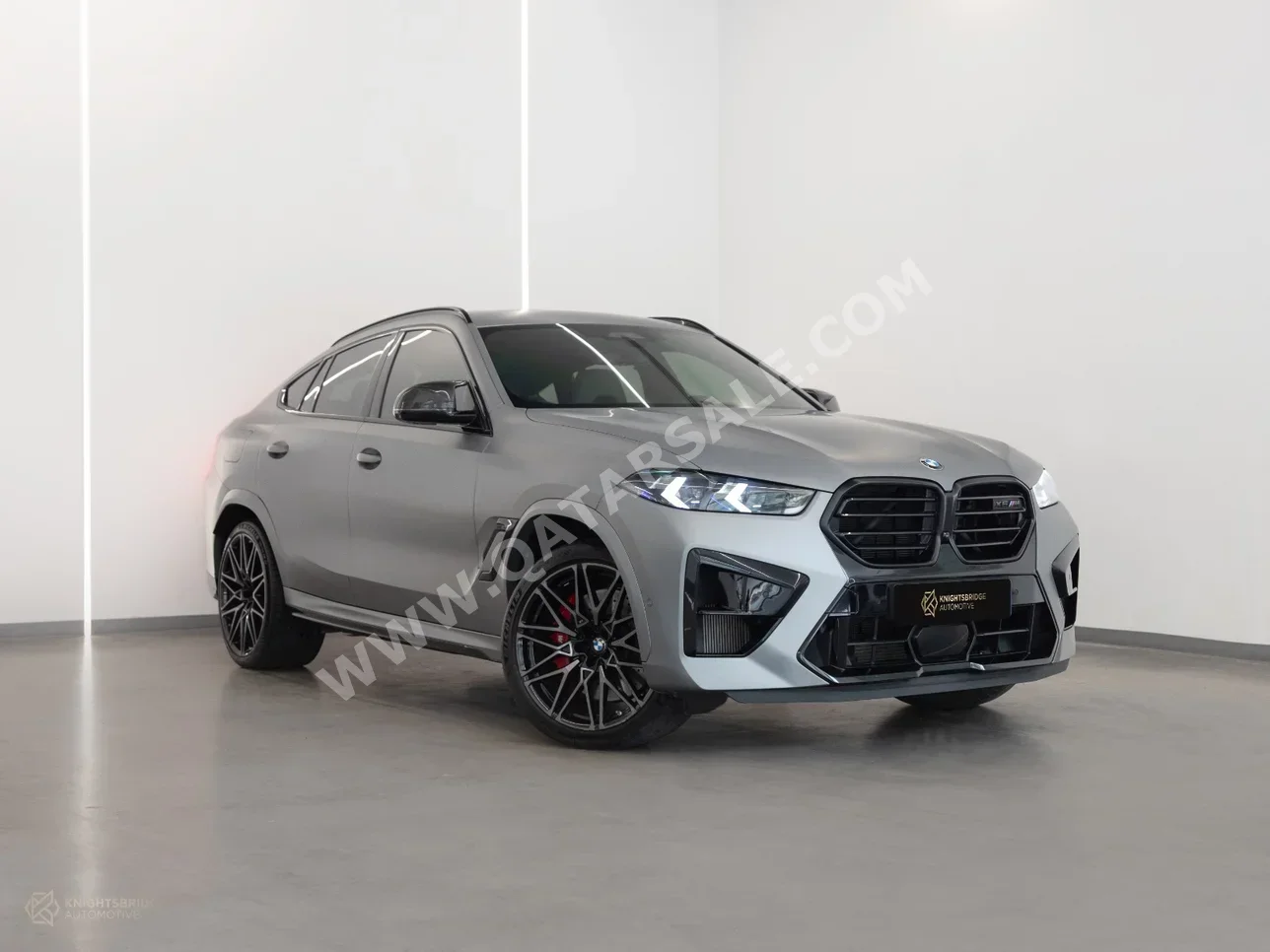 BMW  X-Series  X6 M Competition  2025  Automatic  32,300 Km  8 Cylinder  Four Wheel Drive (4WD)  SUV  Gray Matte  With Warranty