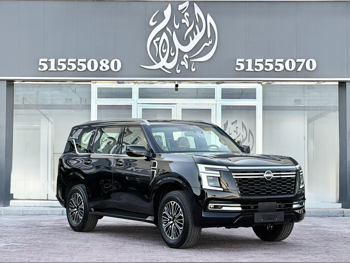 نيسان  باترول  بلاتنيوم  2026  اوتوماتيك  0 كم  6 سلندر  دفع رباعي  اس يو في  أسود  تحت الضمان