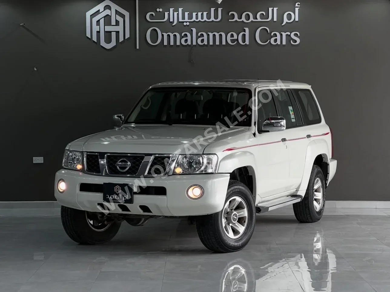 Nissan  Patrol  Safari  2021  Automatic  154,000 Km  6 Cylinder  Four Wheel Drive (4WD)  SUV  White