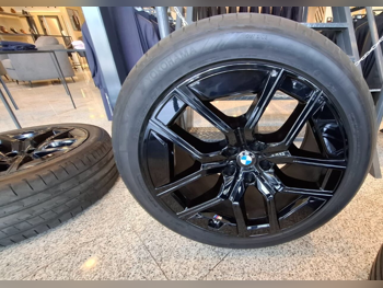 رنقات العجلات بي ام دبليو الألومنيوم \ 20 بوصة أسود الفئة السابعة 4 5 مع التسليم