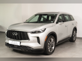 انفنيتي  كيو اكس  60  2023  اوتوماتيك  20,756 كم  6 سلندر  دفع كلي مستمر  اس يو في  فضي  تحت الضمان