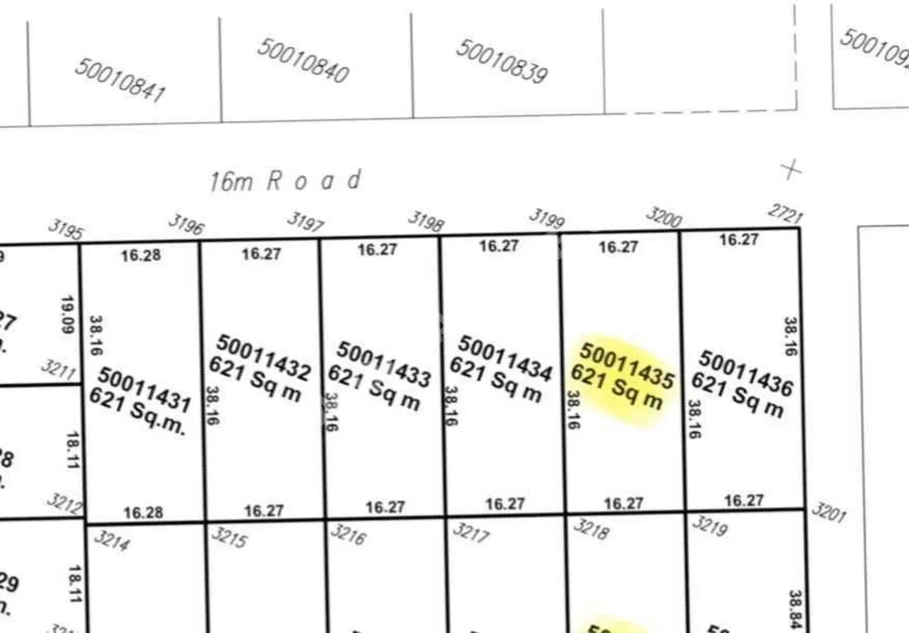 Lands For Sale in Doha - Al Thumama -Area Size 600 Square Meter
