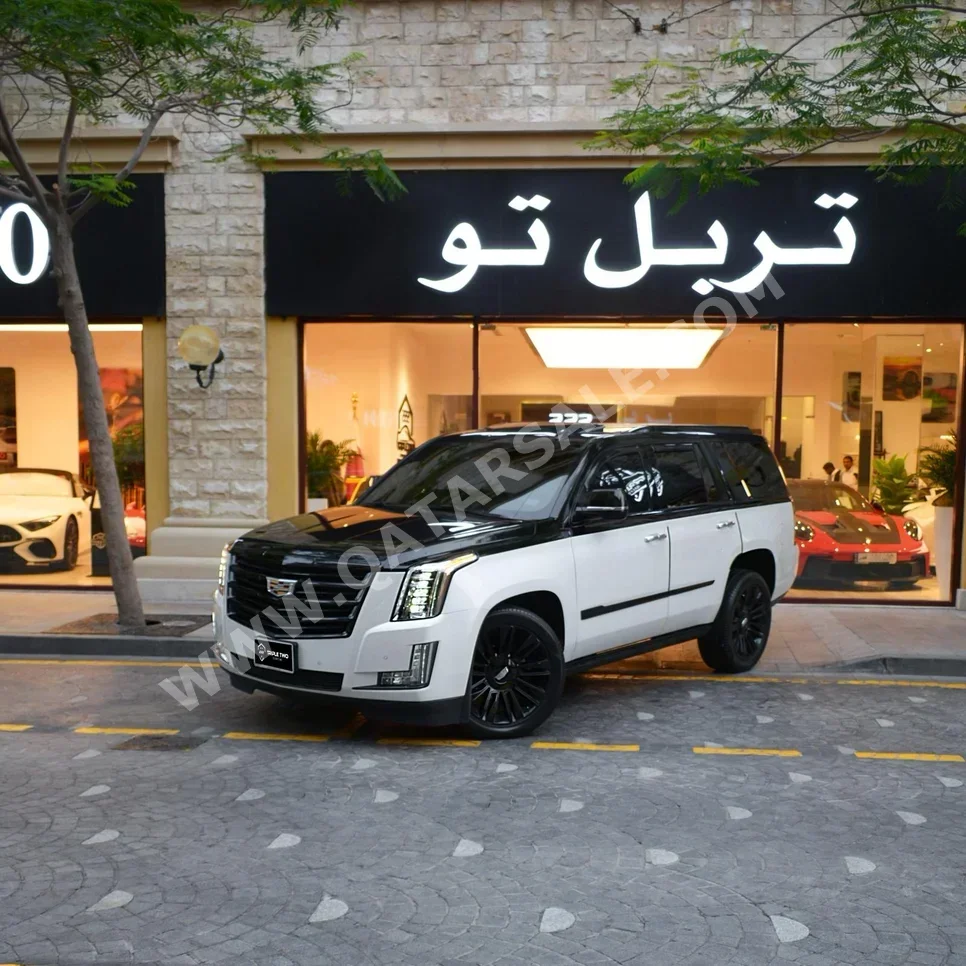 Cadillac  Escalade  Platinum  2016  Automatic  40,300 Km  8 Cylinder  Four Wheel Drive (4WD)  SUV  White and Black