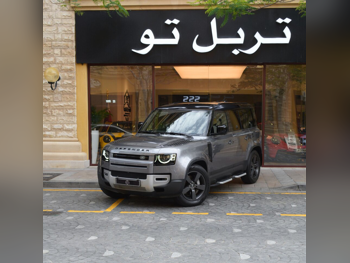 Land Rover  Defender  110 HSE  2023  Automatic  38,000 Km  6 Cylinder  Four Wheel Drive (4WD)  SUV  Gray  With Warranty