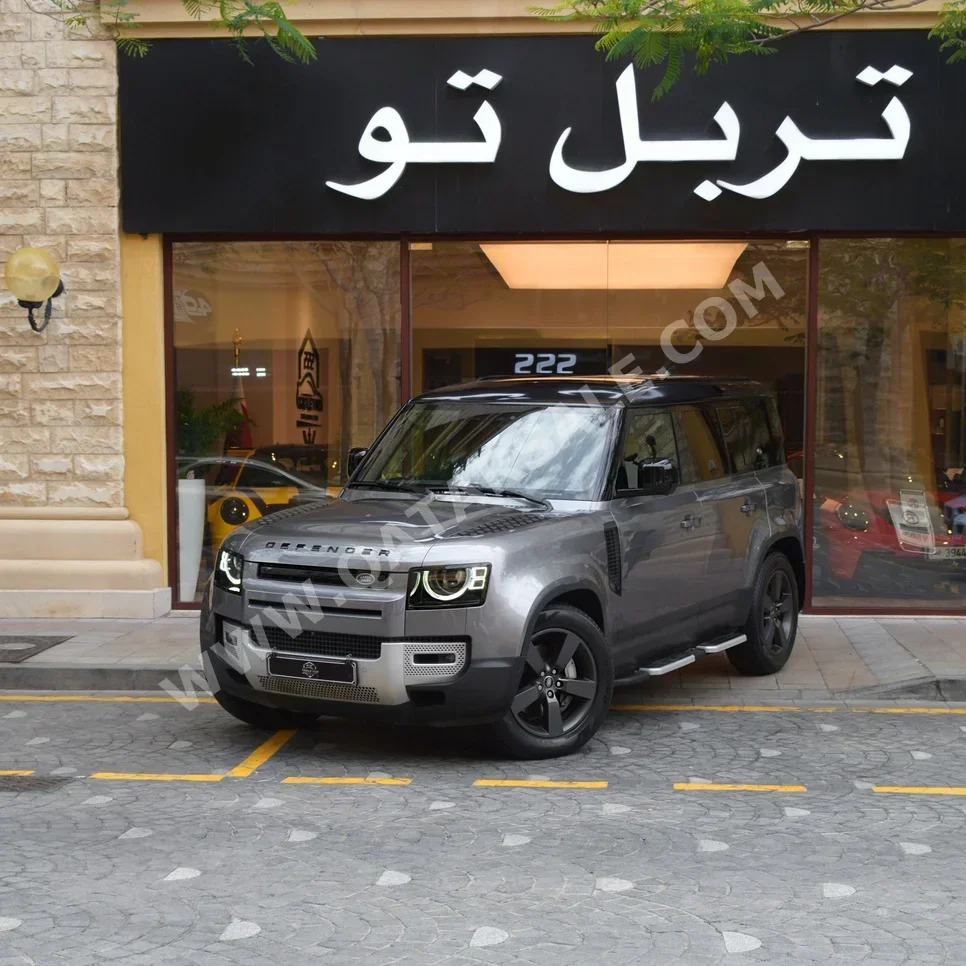 Land Rover  Defender  110 HSE  2023  Automatic  38,000 Km  6 Cylinder  Four Wheel Drive (4WD)  SUV  Gray  With Warranty