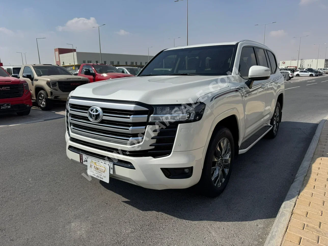 تويوتا لاند كروزر جي اكس ار توين توربو 2022 اوتوماتيك 46,000 كم 6 سلندر دفع رباعي اس يو في أبيض