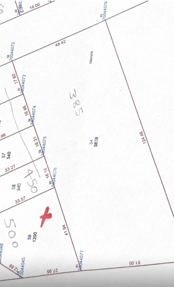 اراضي للبيع في الظعاين - الخيسة -المساحة 5,639 متر مربع