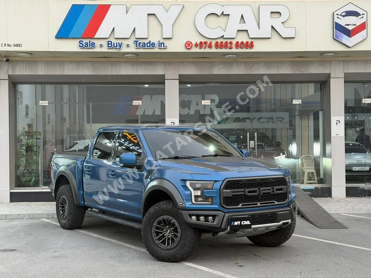 فورد رابتر 2020 اوتوماتيك 86,000 كم 6 سلندر دفع رباعي بيكب ازرق تحت الضمان