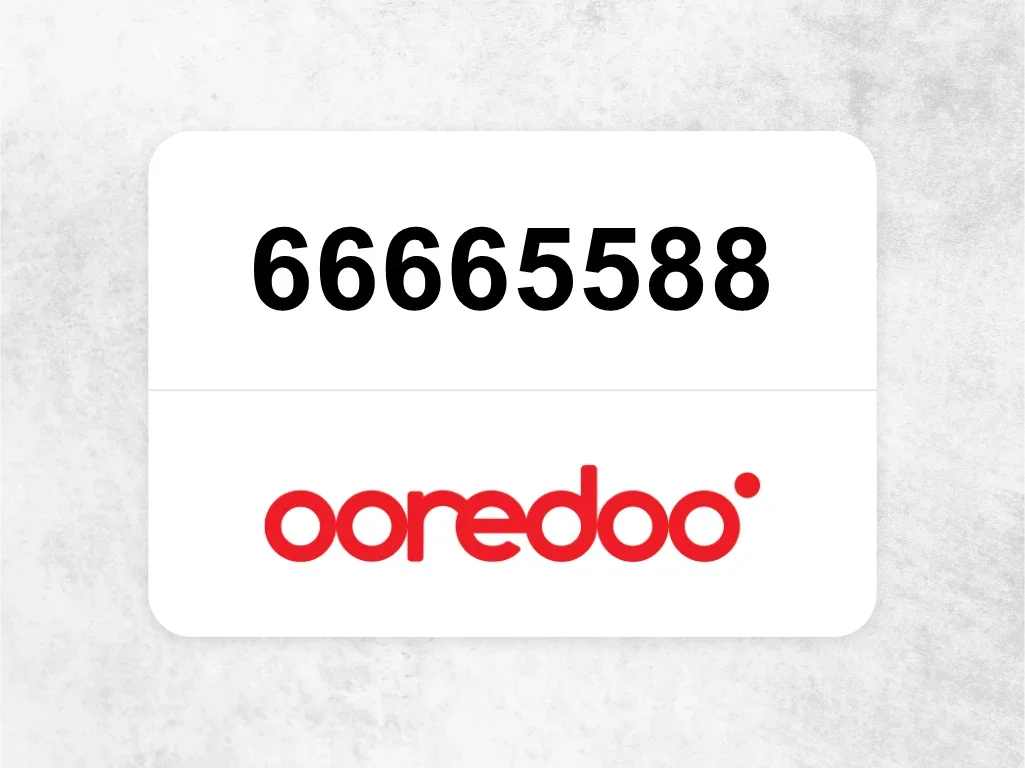 Ooredoo Mobile Phone 66665588