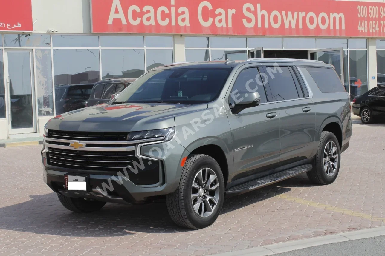 شفروليه  سوبربان  ال تي  2023  اوتوماتيك  42,000 كم  8 سلندر  دفع رباعي  اس يو في  رمادي  تحت الضمان