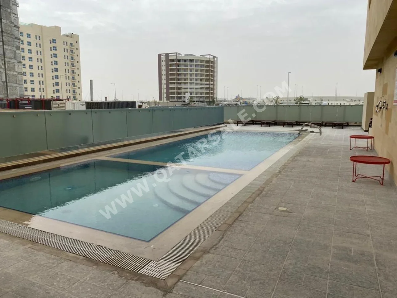 1 غرف نوم  شقة  للايجار  في لوسيل -  الإركية  مفروشة بالكامل