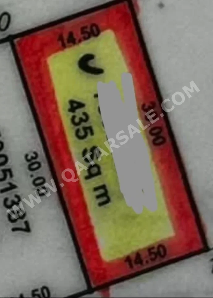 Lands For Sale in Al Shamal - Al Ruwais -Area Size 435 Square Meter