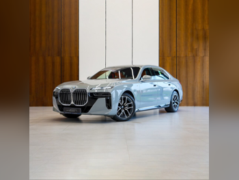 BMW  7-Series  740 Li  2023  Automatic  59,000 Km  6 Cylinder  Rear Wheel Drive (RWD)  Sedan  Gray  With Warranty