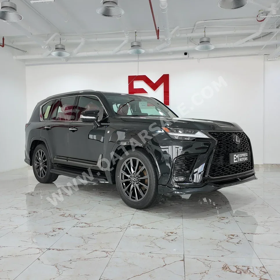 لكزس  ال اكس  600 اف سبورت  2026  اوتوماتيك  0 كم  6 سلندر  دفع رباعي  اس يو في  أسود  تحت الضمان