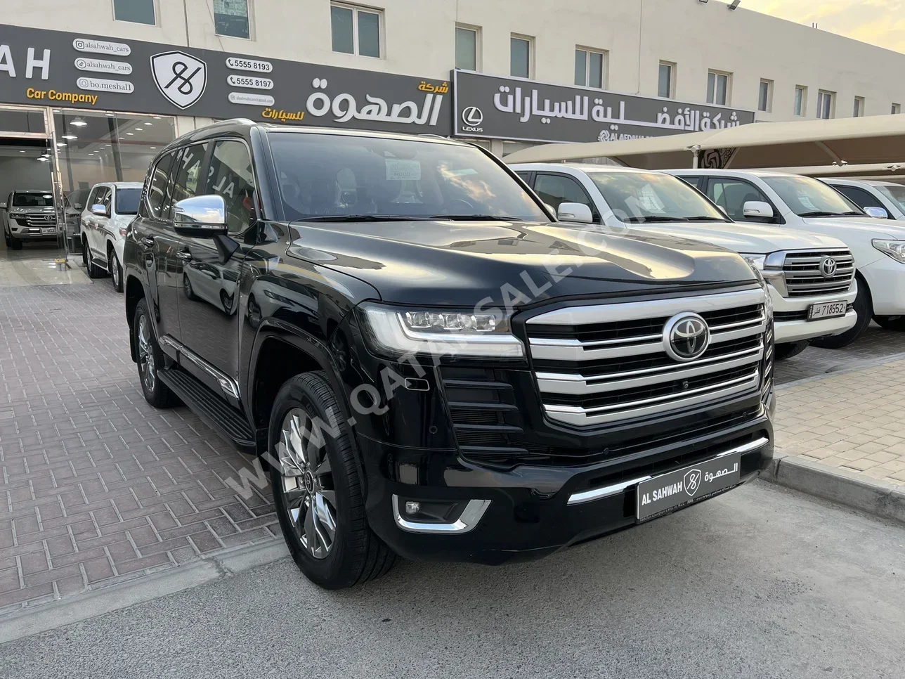 تويوتا  لاند كروزر  في اكس ار  2023  اوتوماتيك  55,000 كم  6 سلندر  دفع رباعي  اس يو في  أسود  تحت الضمان