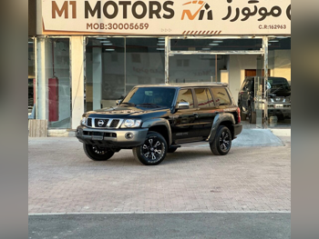 Nissan  Patrol  Super Safari  2024  Automatic  1,000 Km  6 Cylinder  Four Wheel Drive (4WD)  SUV  Black  With Warranty