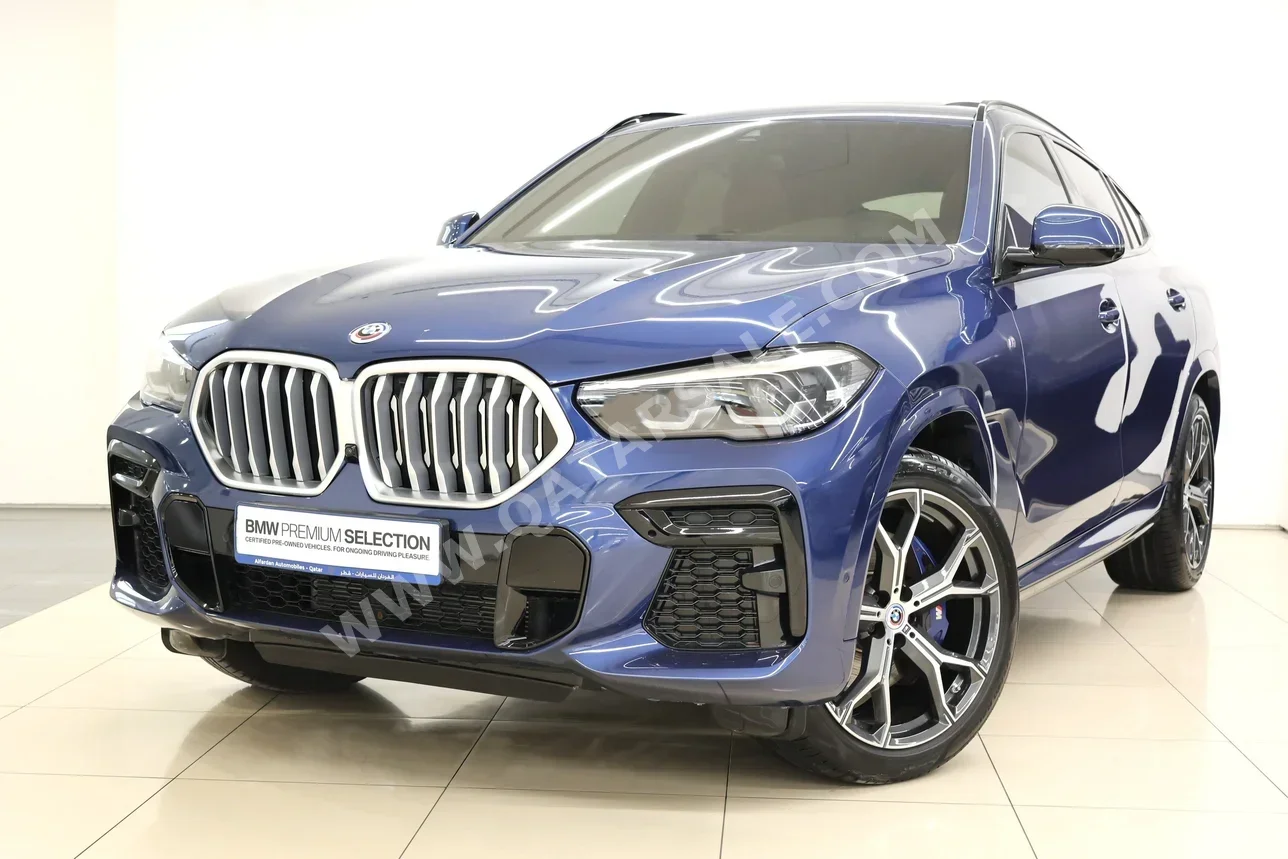 بي ام دبليو  الفئة - اكس  اكس 6 40اي  2023  اوتوماتيك  7,000 كم  6 سلندر  دفع كلي مستمر  اس يو في  ازرق  تحت الضمان