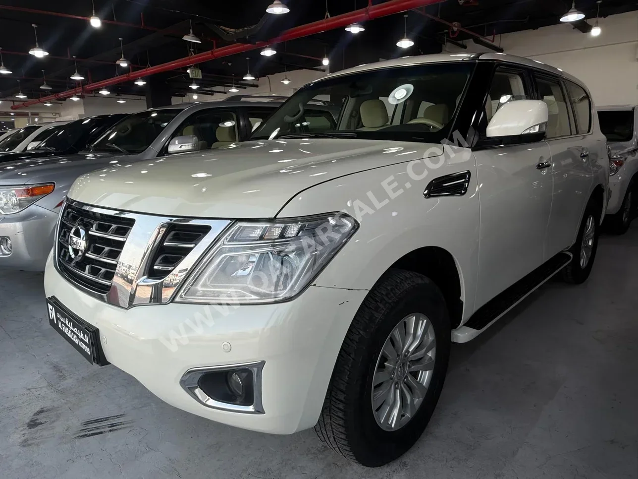 نيسان باترول اس اي 2017 اوتوماتيك 230,000 كم 8 سلندر دفع رباعي اس يو في أبيض