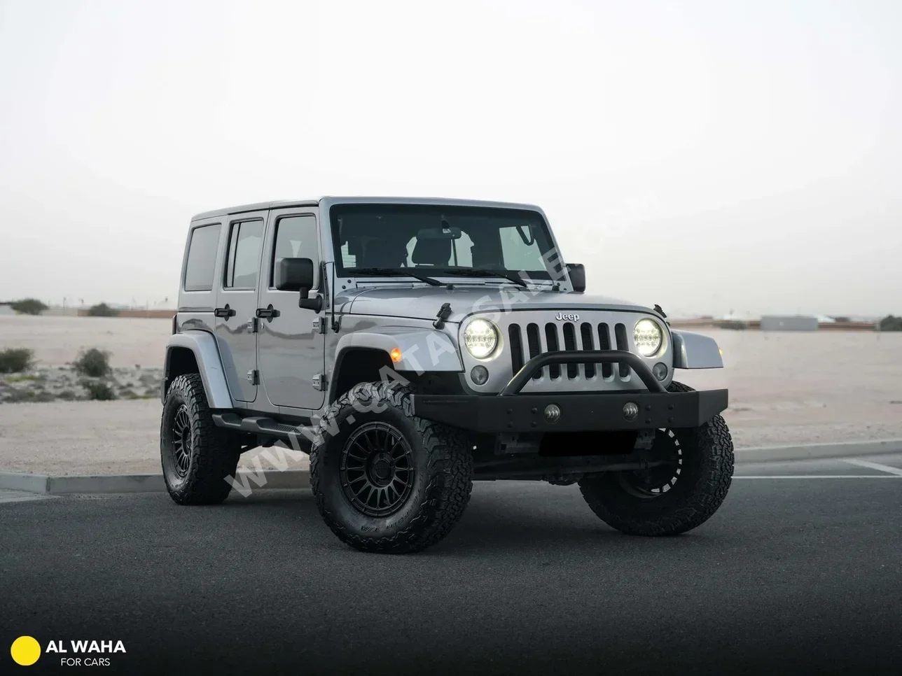 Jeep Wrangler Sahara 2015 Automatic 70,000 Km 6 Cylinder Four Wheel Drive (4WD) SUV Gray