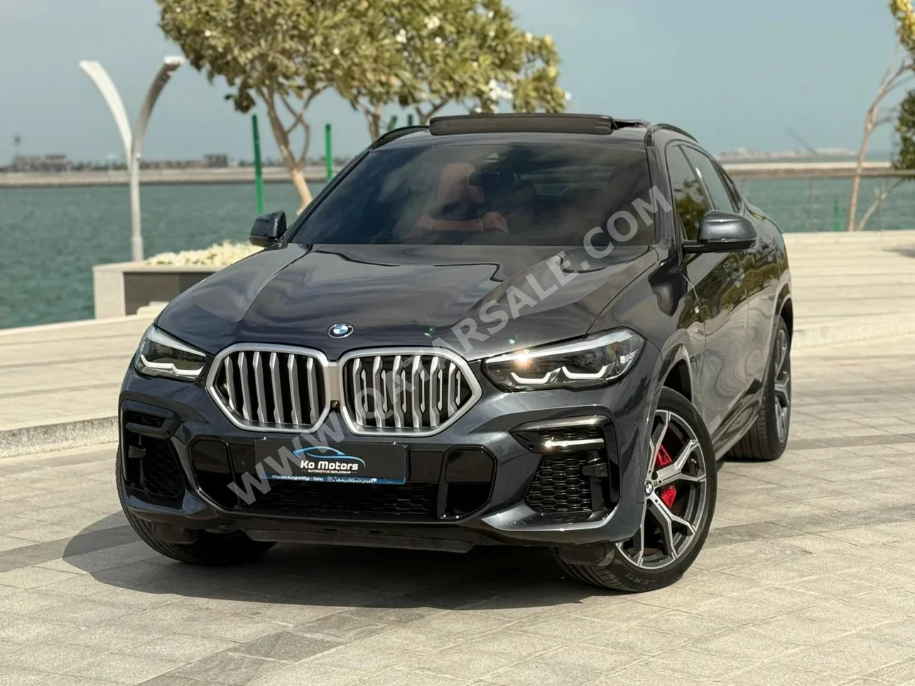 BMW X-Series X6 40i 2022 Automatic 70,000 Km 6 Cylinder Four Wheel Drive (4WD) SUV Gray With Warranty